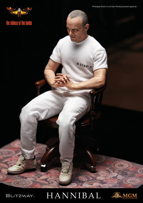 New! Blitzway The Silence of the Lambs Hannibal Lecter White Prison Uniform ver