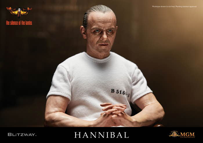 New! Blitzway The Silence of the Lambs Hannibal Lecter White Prison Uniform ver