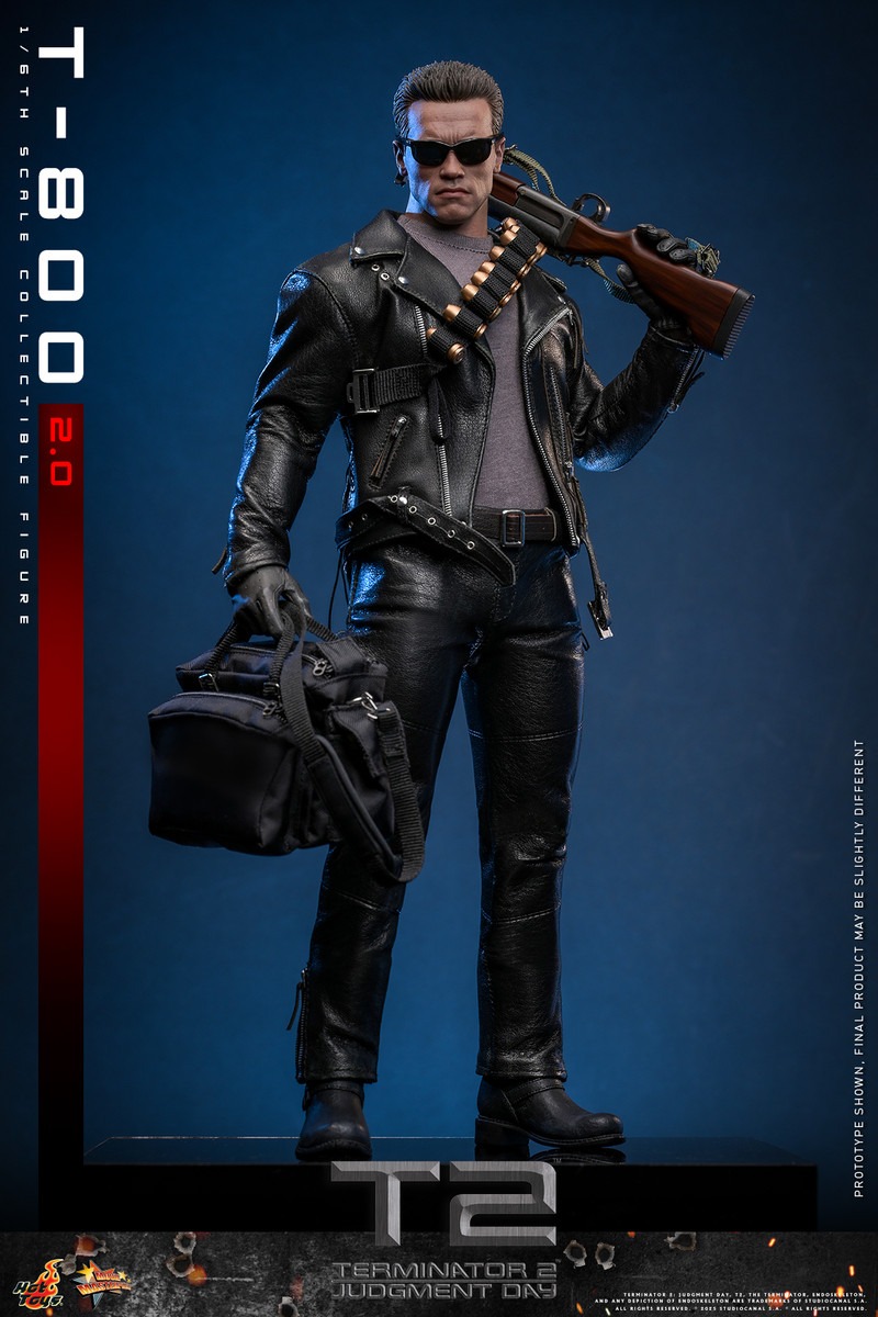 In stock! Hot Toys MMS795 1/6th scale T-800 (2.0) Terminator 2: Judgment Day