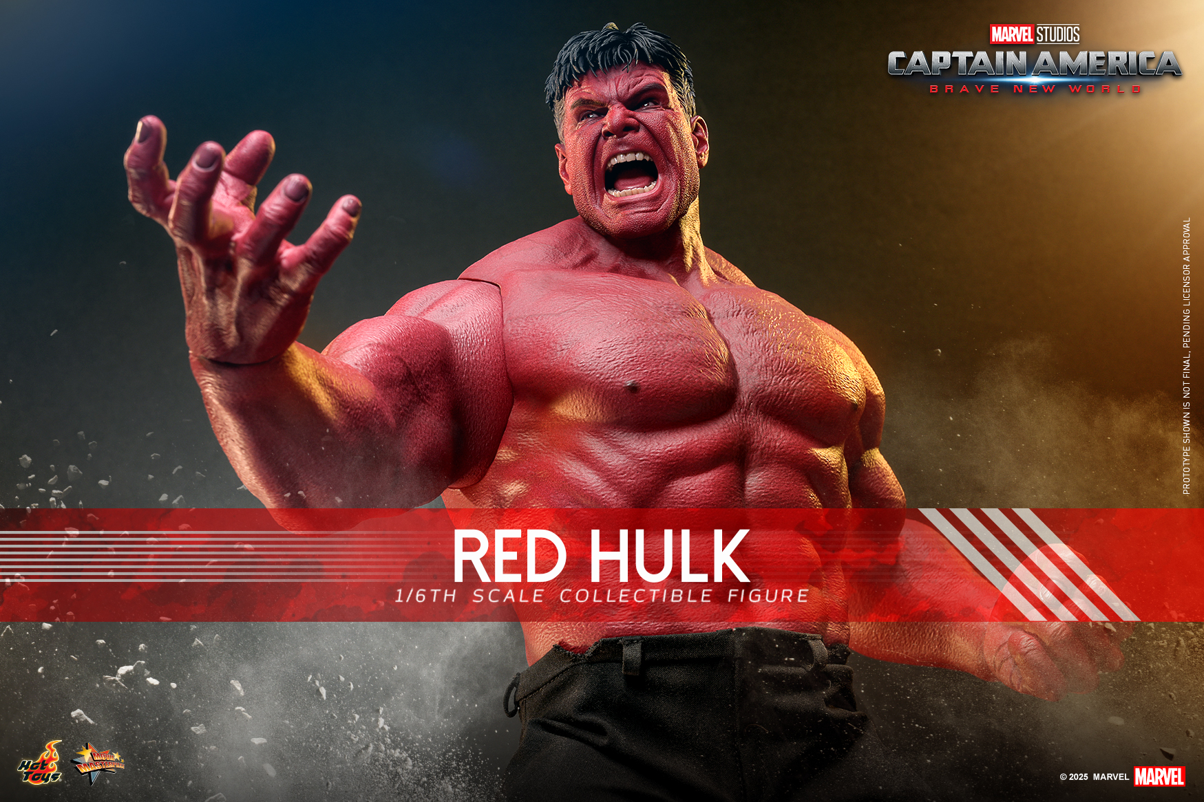 Pre Order! Red Hulk MMS797 Captain America: Brave New World 1/6th scale Collectible Figure