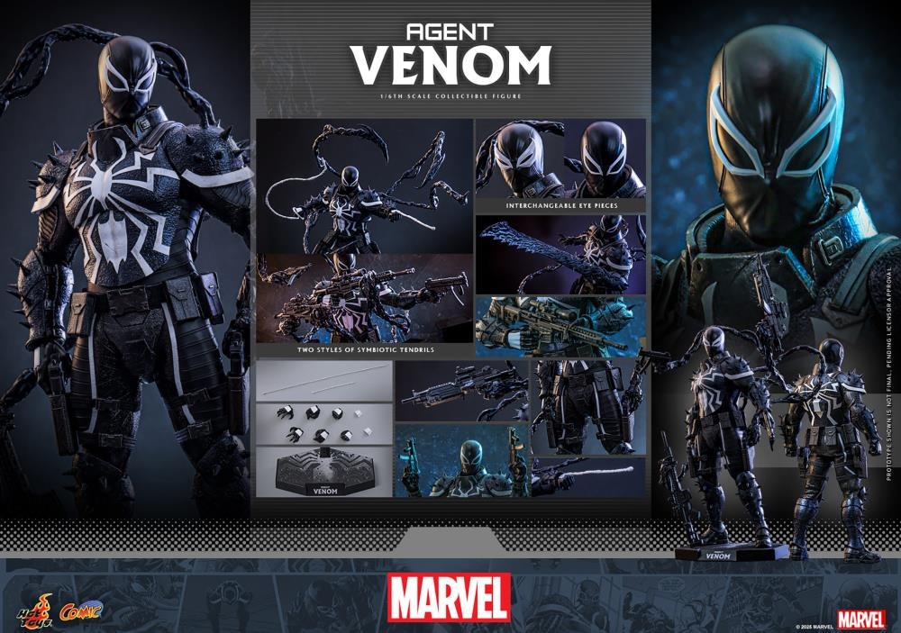 Pre order! Hot Toys CMS025 Marvel Comics 1/6th scale Agent Venom Collectible Figure