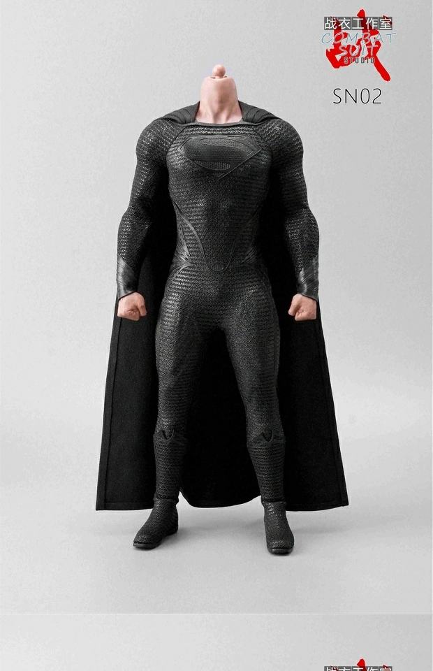 Pre order! COMBAT SUIT SN02 1/6 Male Body and Clothes for Superman Without Head