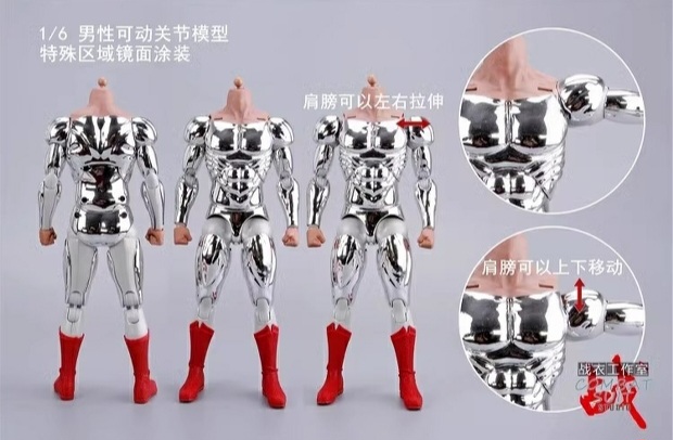 Pre order! COMBAT SUIT SN02 1/6 Male Body and Clothes for Superman Without Head