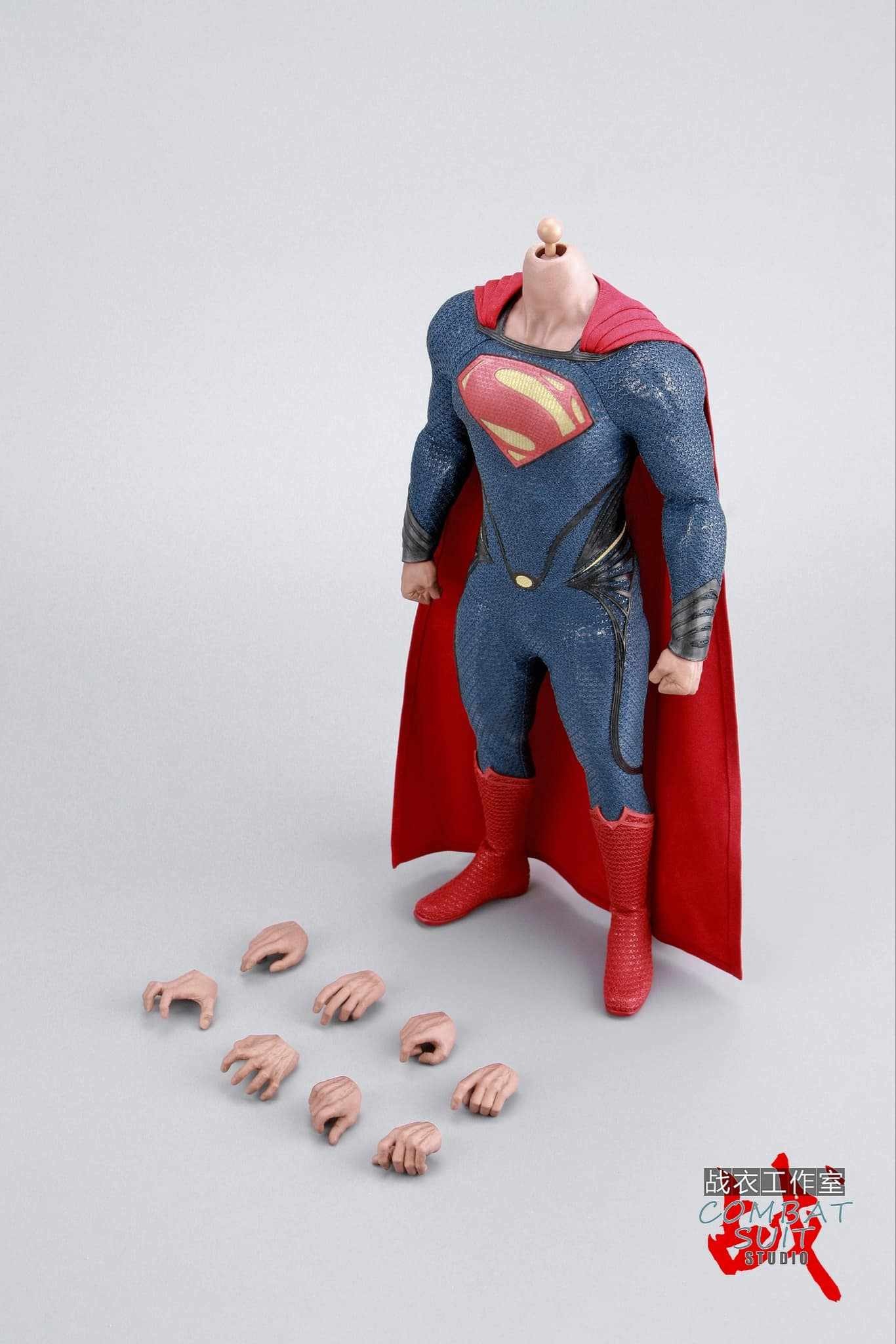 Pre order! COMBAT SUIT SN01 1/6 Male Body and Clothes for Superman Without Head