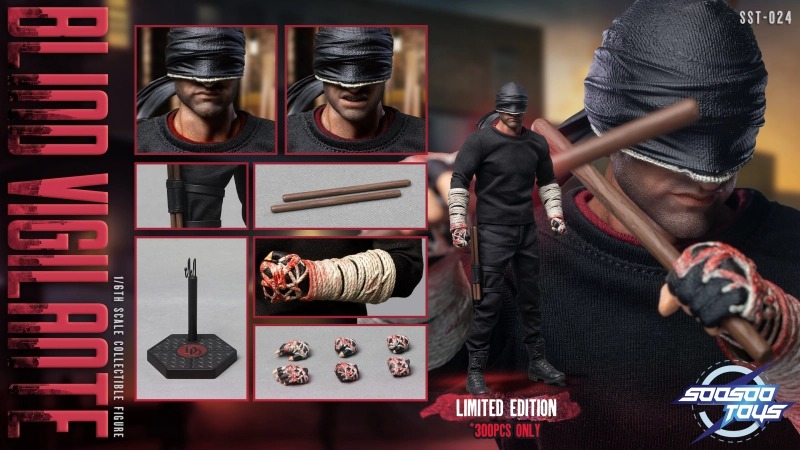 Pre order! Soosootoys Blind Vigilante SST024 1/6 collectible Action Figure 300 Limited!!!!