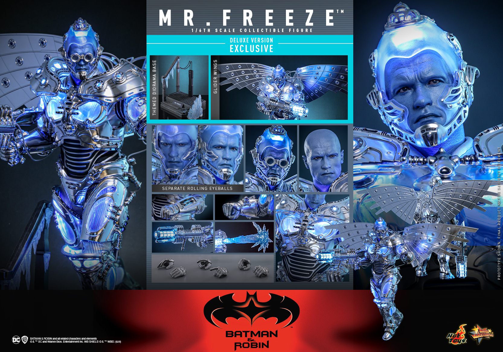 Pre Order! Hot Toys Mr. Freeze Batman & Robin 1/6th scale Collectible Figure (Deluxe Version)