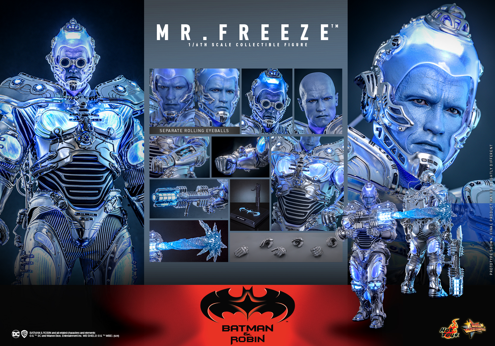 Pre Order! Hot Toys Mr. Freeze Batman & Robin" 1/6th scale Collectible Figure