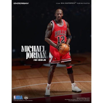In Stock! Enterbay Michael Jordan NBA Collection Real Masterpiece Action Figure 1/6 I'm Back Edition Limited