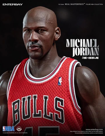 In Stock! Enterbay Michael Jordan NBA Collection Real Masterpiece Action Figure 1/6 I'm Back Edition Limited