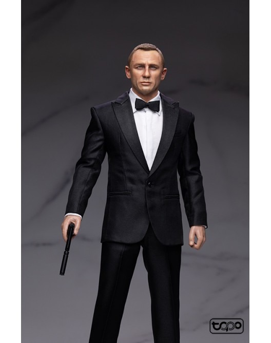 In Stock! TOPO TP021 1/6 Scale Tuxedo set with Body James Bond