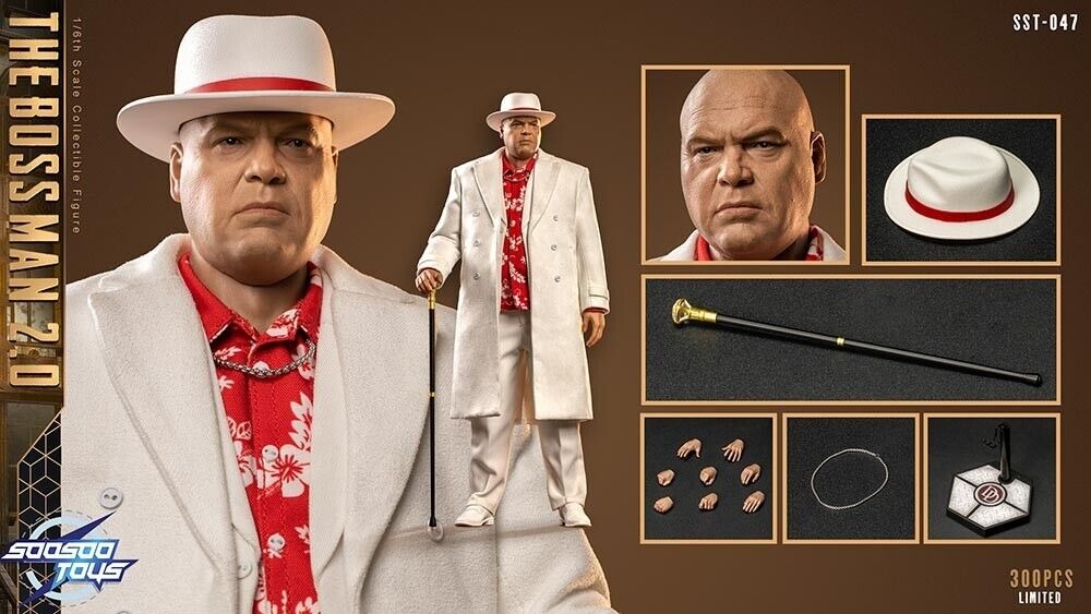 In Stock! Soosootoys SST-047 1/6 The Boss-man Kingpin Wilson Fisk Action Figure