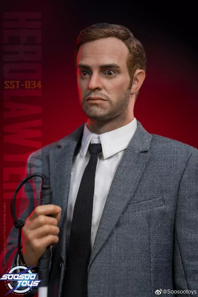 In Stock! SOOSOOTOYS SST-034 1/6 Daredevil 2.0 Lawyer Matt Murdock Action Figure