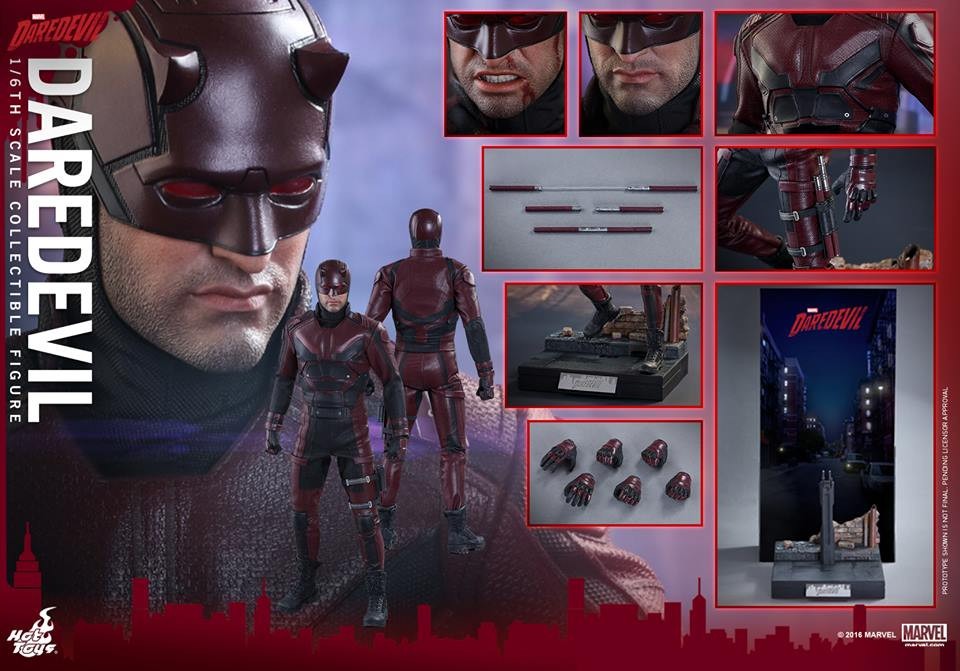 In Stock! Hot Toys TMS003 Marvel’s Daredevil – 1/6th scale Daredevil Collectible Figure