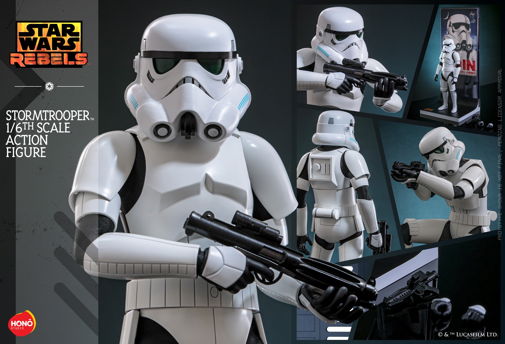 Pre Order! Hot Toys HONO STUDIO - HS08 - Star Wars: Rebels - Stormtrooper 1/6 Action Figure