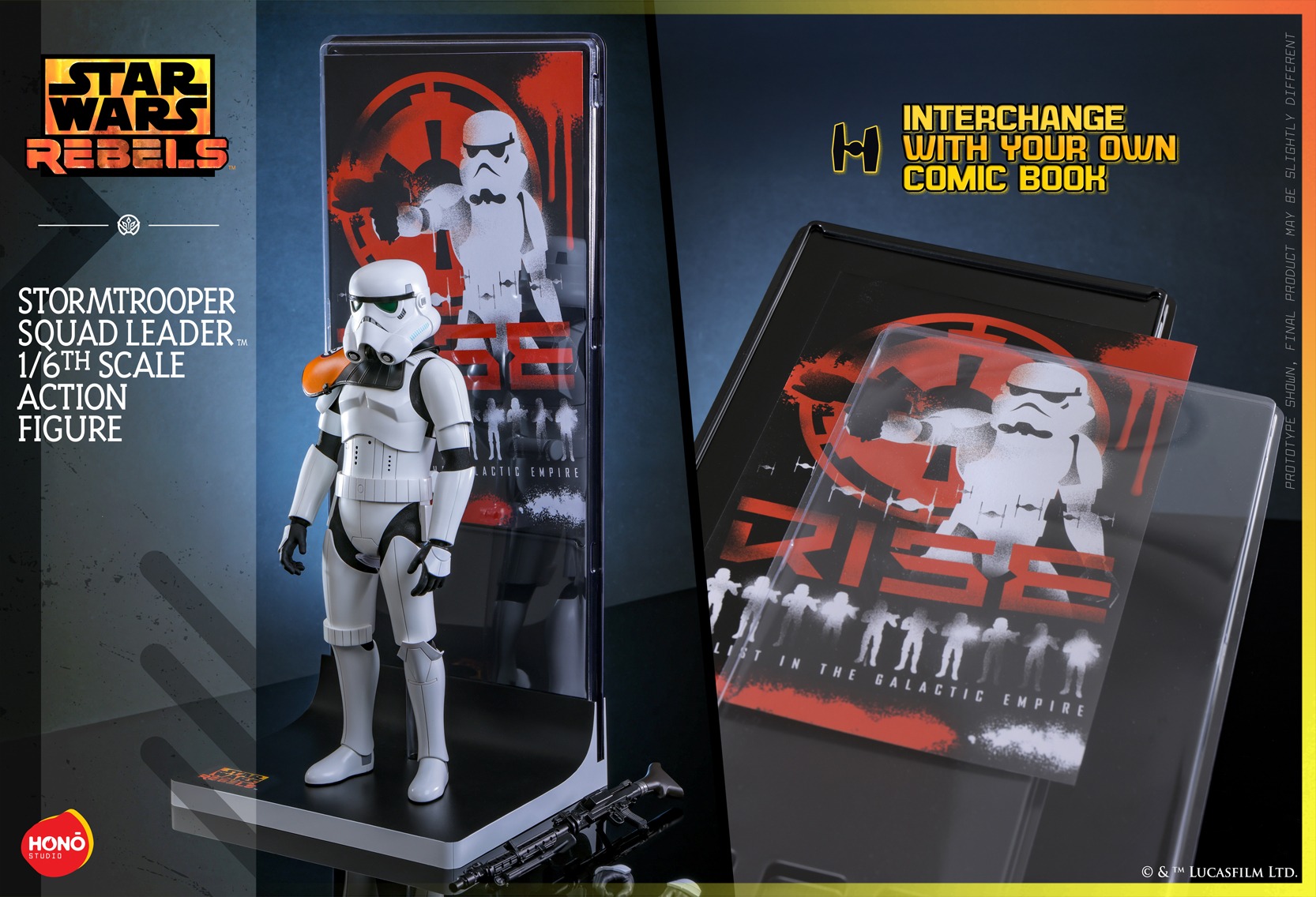Pre Order! Hot Toys HONO STUDIO - HS09 - Star Wars: Rebels - Stormtrooper Squad Leader 1/6 Action Figure
