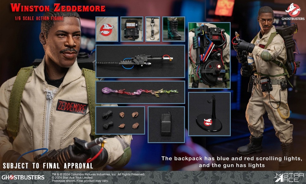 In Stock! STAR ACE SA0154 1/6 Scale Winston Zeddemore Ghostbusters Collectible Action Figure
