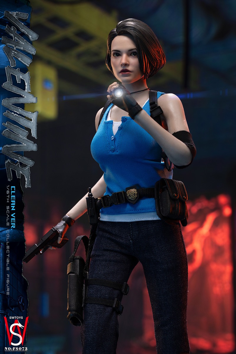 In stock! SWTOYS FS072 JILL VALENTINE 1/6 Scale Figure Clean Version