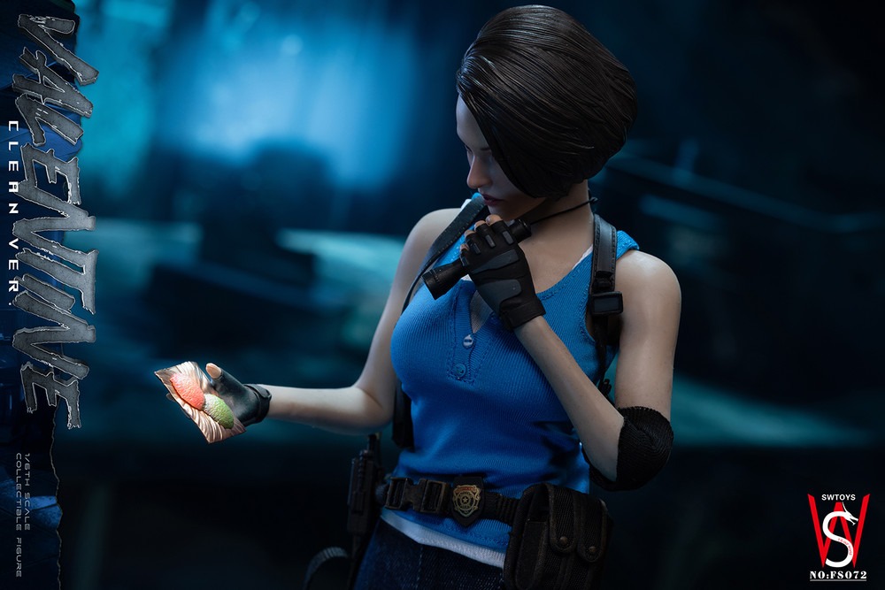 In stock! SWTOYS FS072 JILL VALENTINE 1/6 Scale Figure Clean Version