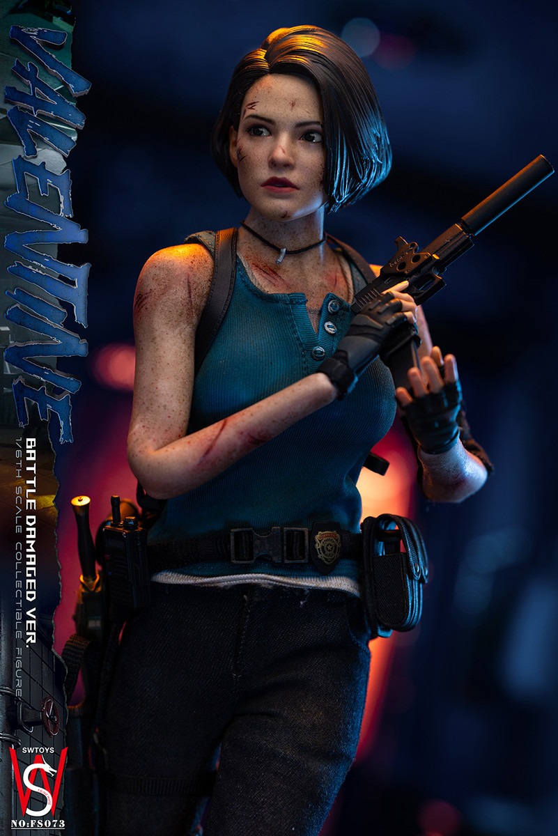 In stock! JILL VALENTINE Battle Damaged SWTOYS FS073 1/6 Scale Figure