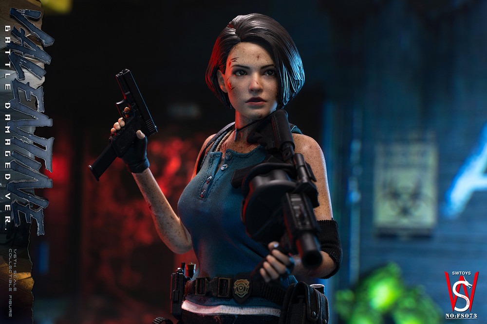 In stock! JILL VALENTINE Battle Damaged SWTOYS FS073 1/6 Scale Figure