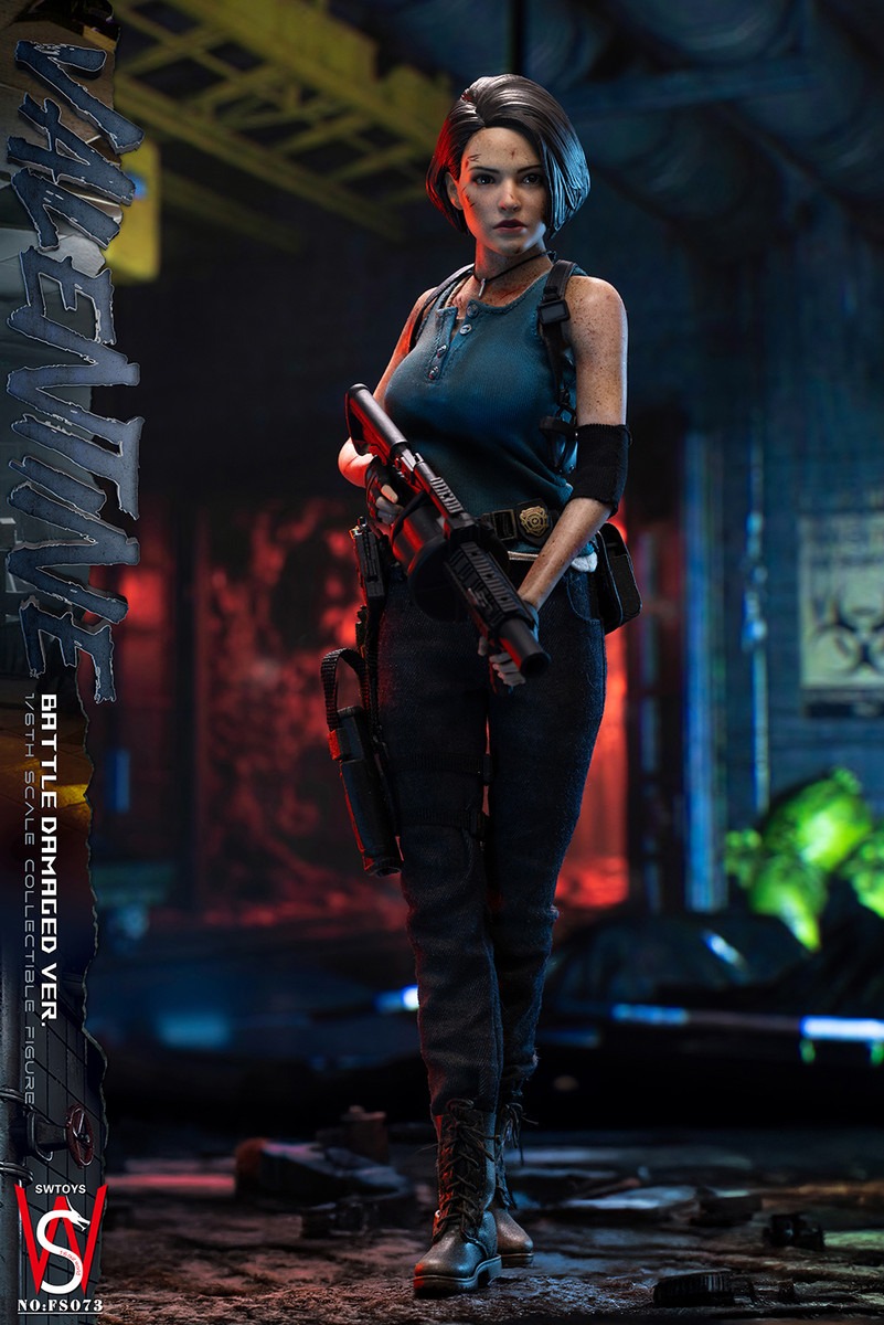 In stock! JILL VALENTINE Battle Damaged SWTOYS FS073 1/6 Scale Figure