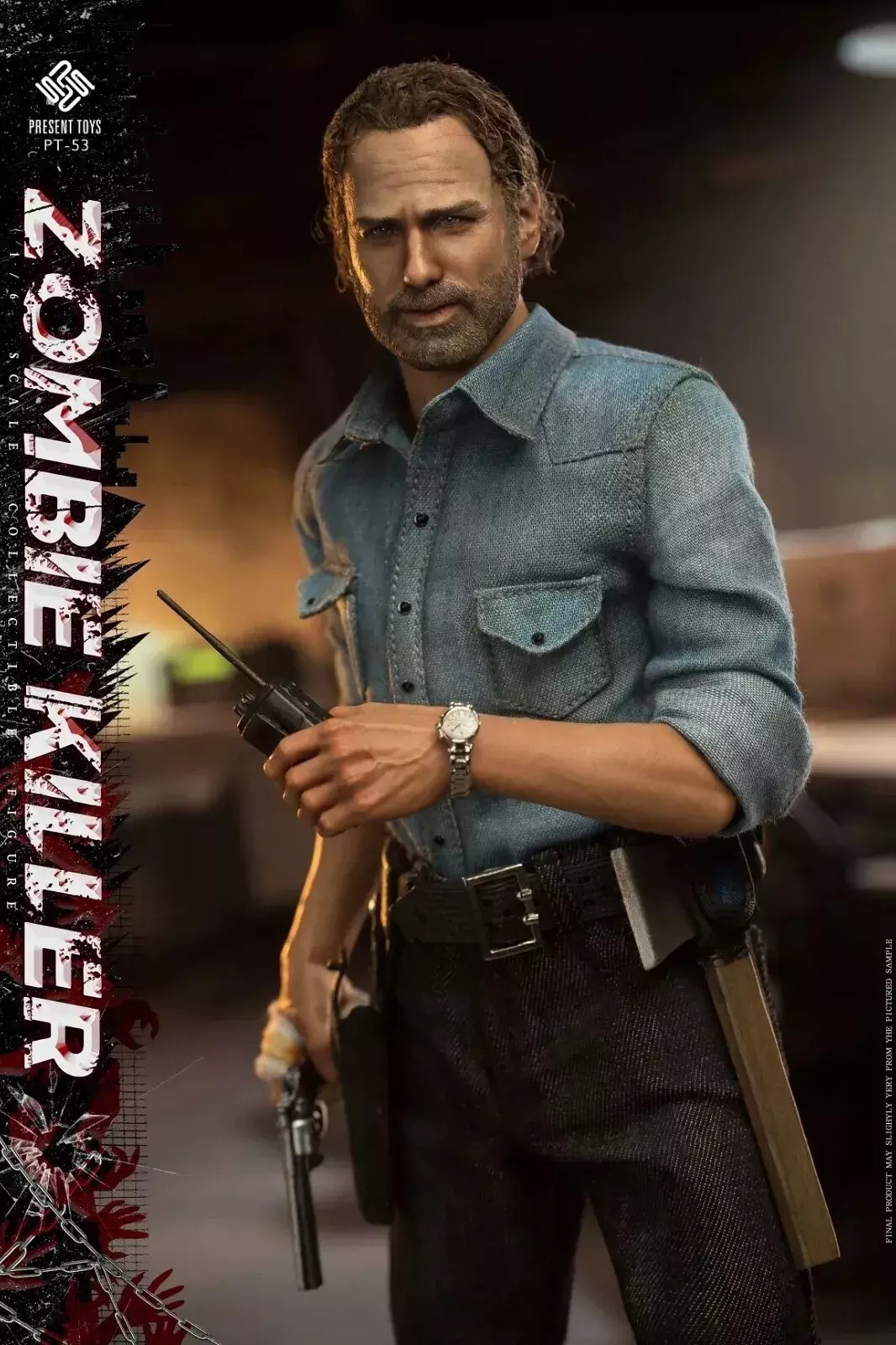 In Stock! PRESENT TOYS PT-sp53 1/6 The Walking Dead Rick Grimes (rooted hair)