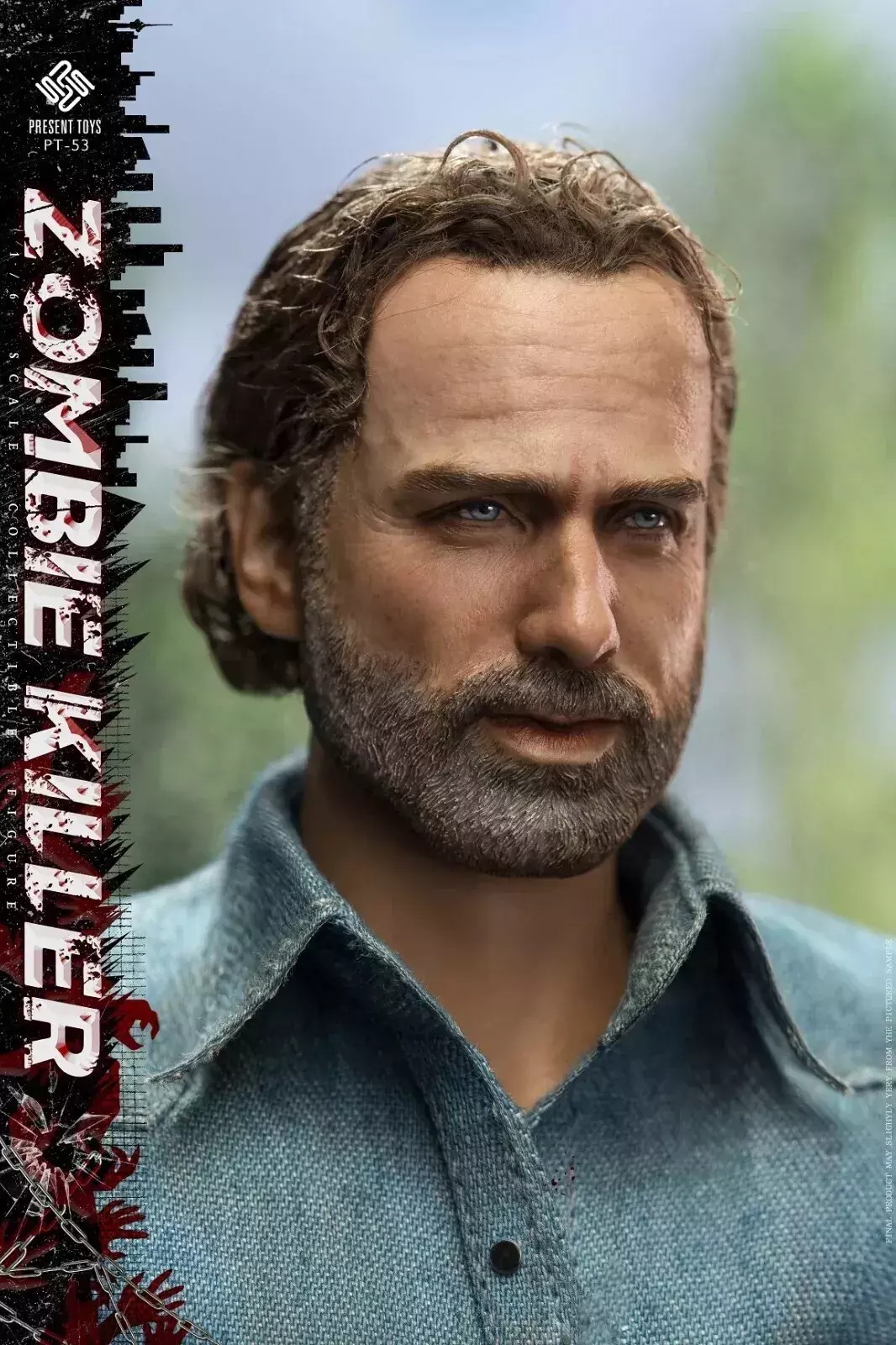 In Stock! PRESENT TOYS PT-sp53 1/6 The Walking Dead Rick Grimes (rooted hair)