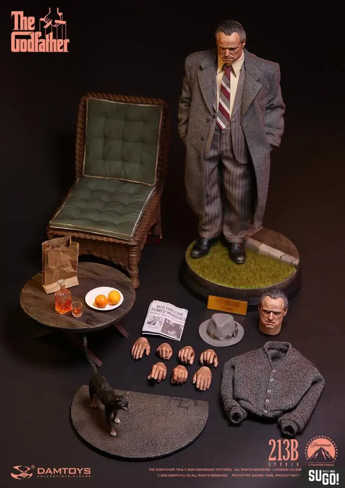 In Stock! Damtoys Dms033 1/6 The Godfather Vito Corleone Golden Years Ver Action Figure