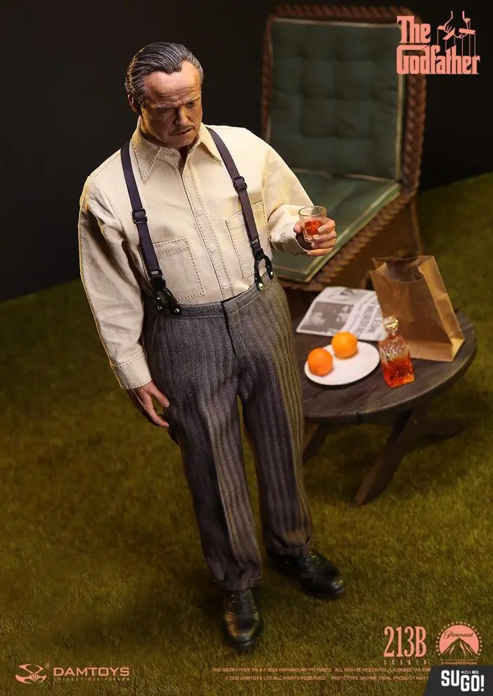 In Stock! Damtoys Dms033 1/6 The Godfather Vito Corleone Golden Years Ver Action Figure