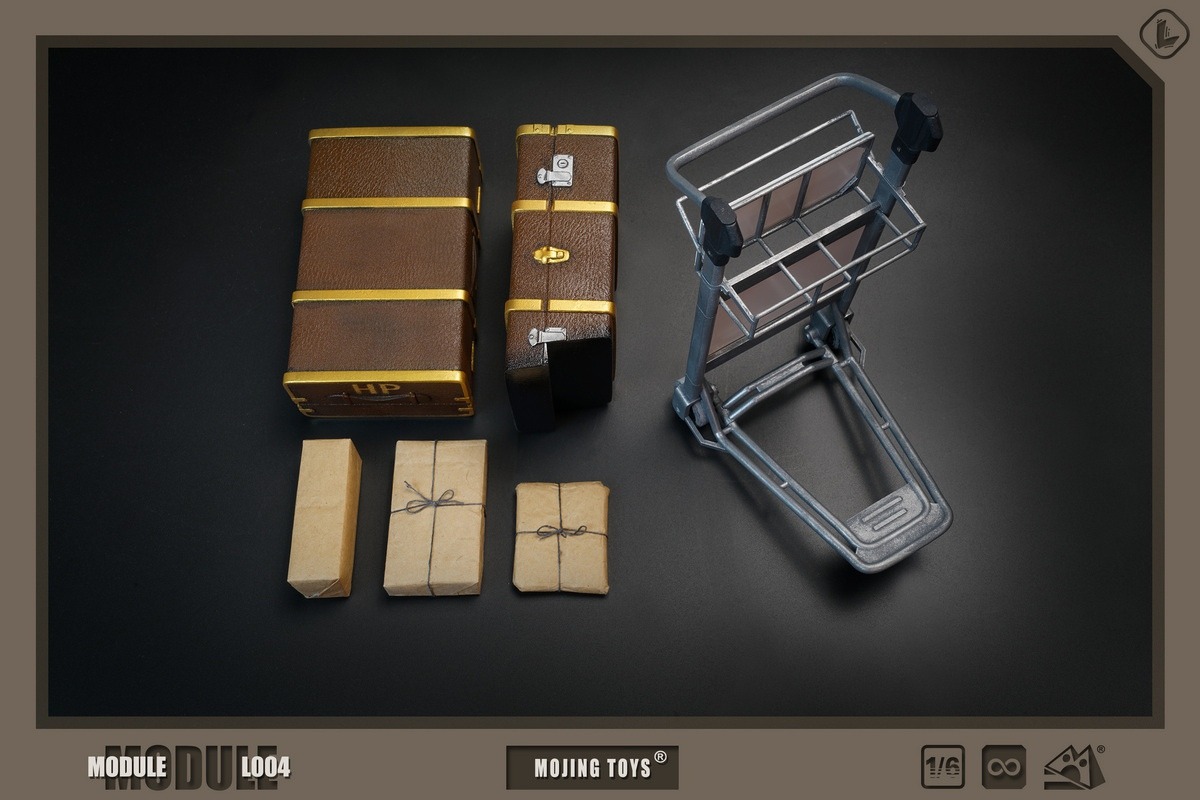 In Stock! MOjingToys luggage cart Harry Potter Module Series L004B Harry Potter Platform Nine and Three-Quarters (Licensed)