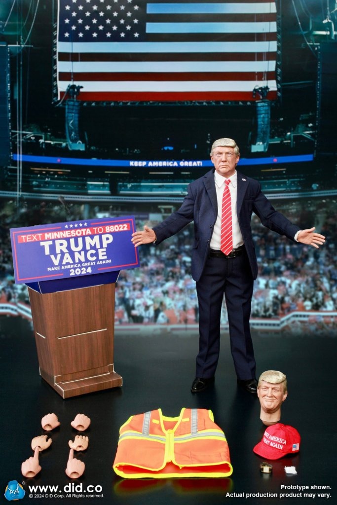 In Stock! DID Donald Trump AP024 1/6 47th President figure 