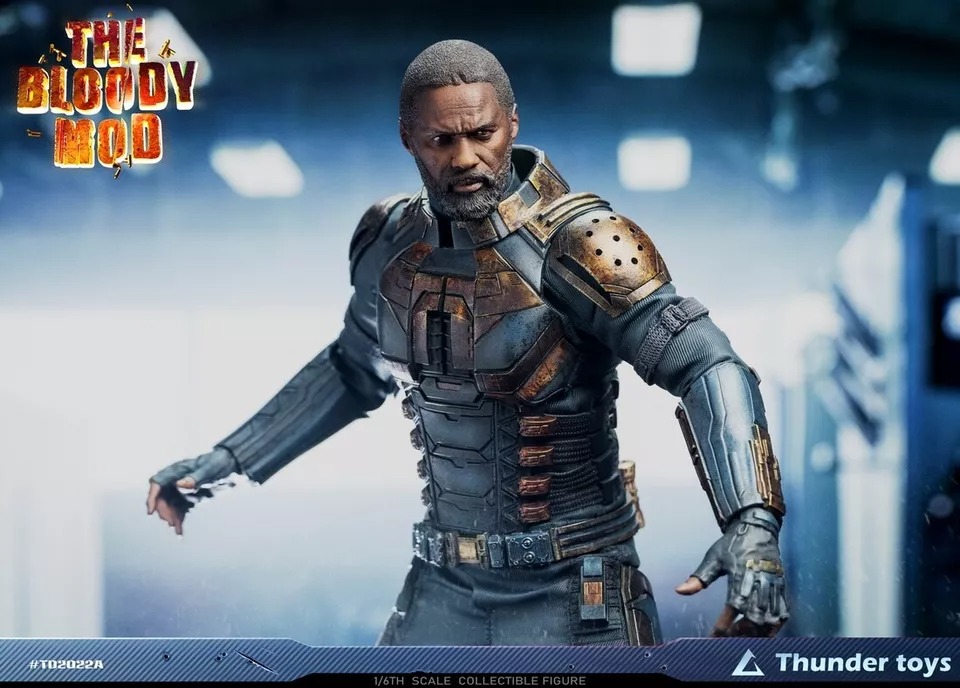 In Stock! Thunder Toys TD2022B 1/6 The Suicide Squad Bloodsport Idris Elba Action Figure 