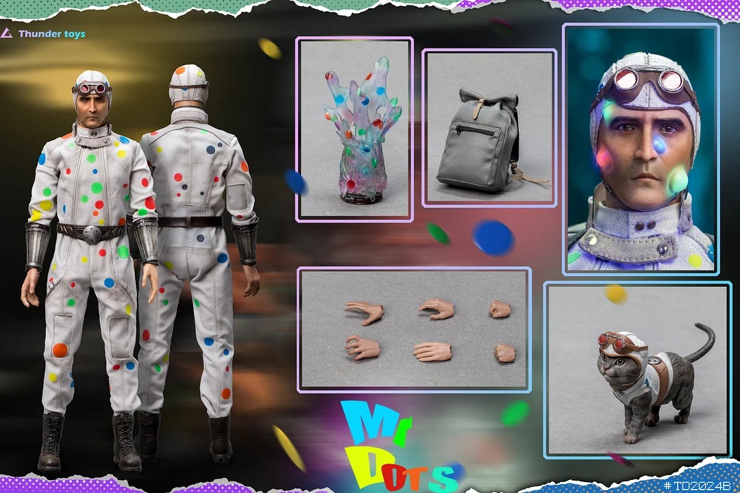In Stock! Thunder Toys Td2024 1/6 Polka-Dot Man Luxury version Suicide Squad Action Figure