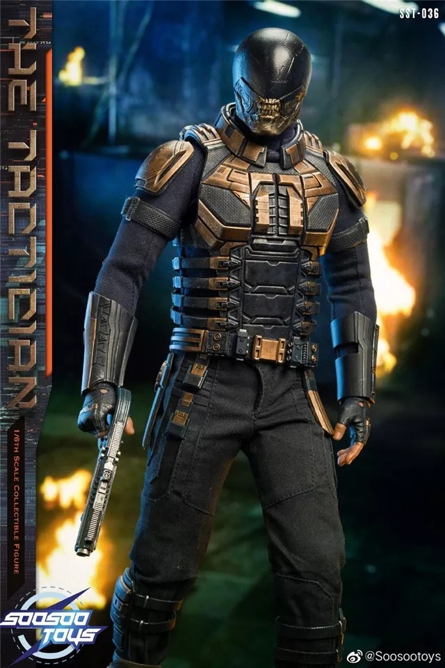 In Stock! Soosootoys SST-036 1/6 The Suicide Squad Bloodsport Idris Elba Action Figure