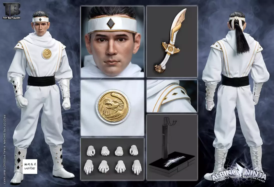 In Stock!! Toys Battalion TB011 Albino White Ninja 1/6 Scale Action Figure