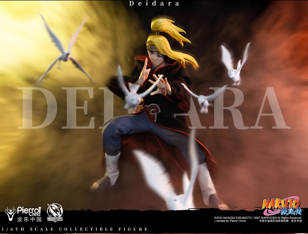 In Stock! Rocket Toys ROC008 Naruto Shippuden Deidara 1/6 Figure