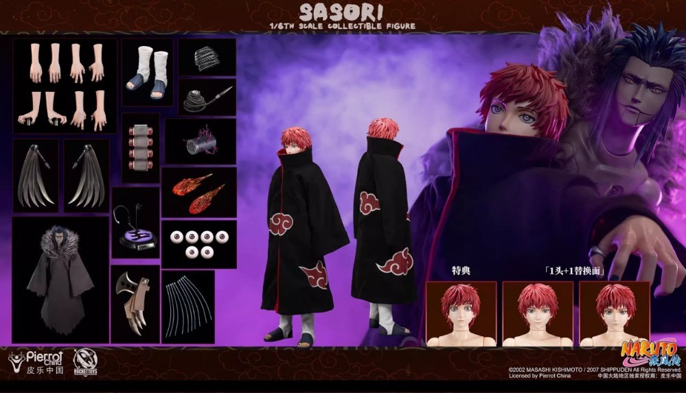 Pre Order! Rocket Toys ROC010 Naruto Shippuden Sasori 1/6 Figure