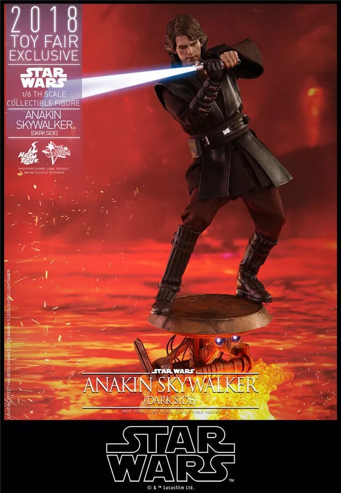 In stock! Hot Toys Mms486 Star Wars：Anakin Skywalker (Dark Side) Toy Fair Exclusive 1/6 figure