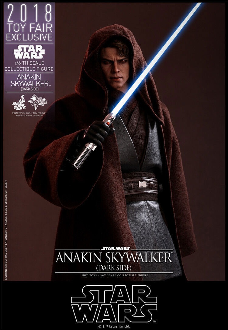 In stock! Hot Toys Mms486 Star Wars：Anakin Skywalker (Dark Side) Toy Fair Exclusive 1/6 figure