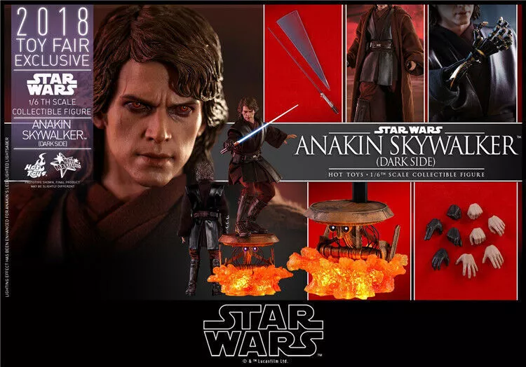 In stock! Hot Toys Mms486 Star Wars：Anakin Skywalker (Dark Side) Toy Fair Exclusive 1/6 figure