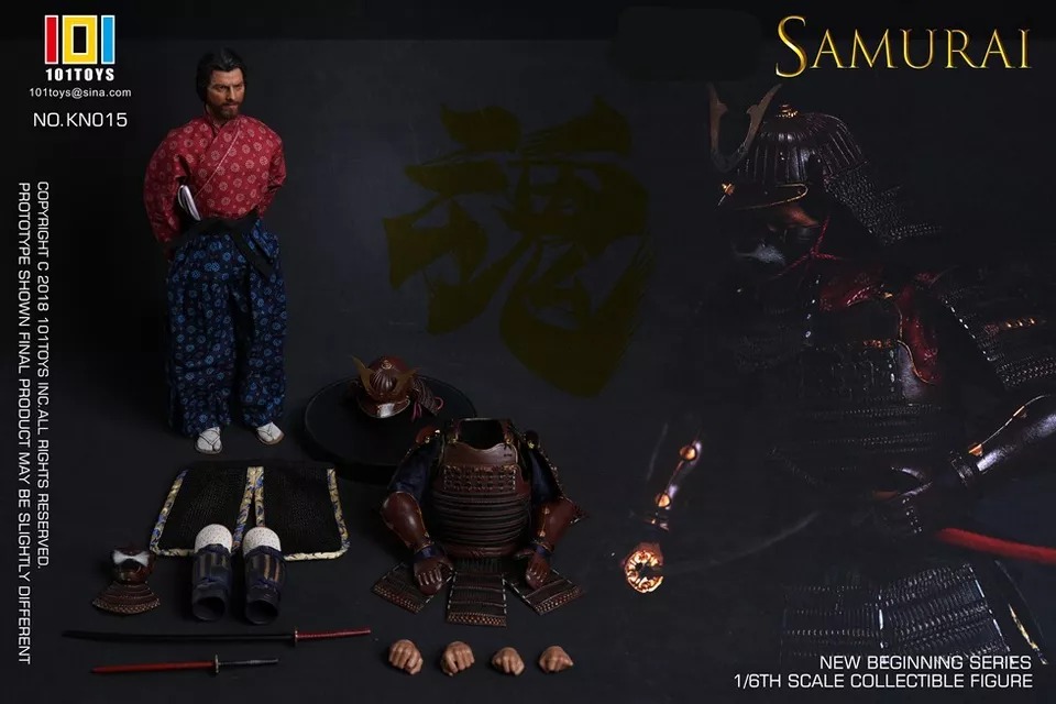 Restocking! 101TOYS KN015 New Beginner Series Of The Last Samurai of Soul action figure
