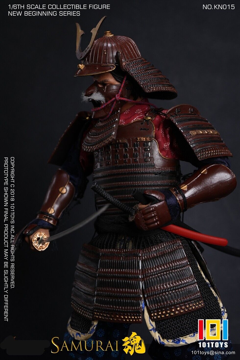 Restocking! 101TOYS KN015 New Beginner Series Of The Last Samurai of Soul action figure