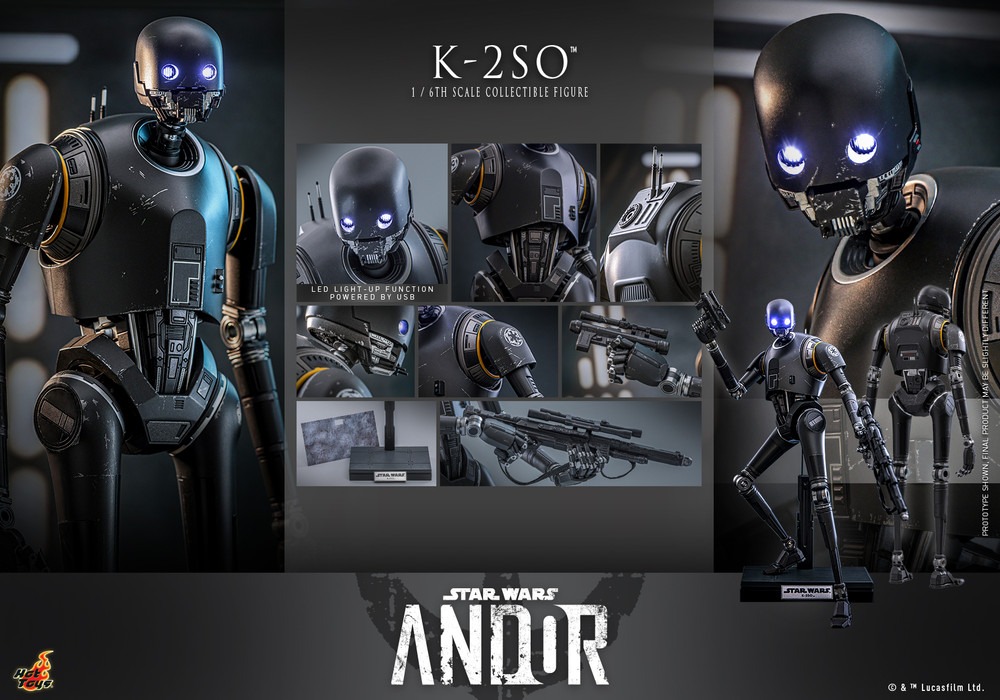 Pre Order! Hot Toys TMS156 K-2SO Star Wars Andor 1/6 Collectible Figure