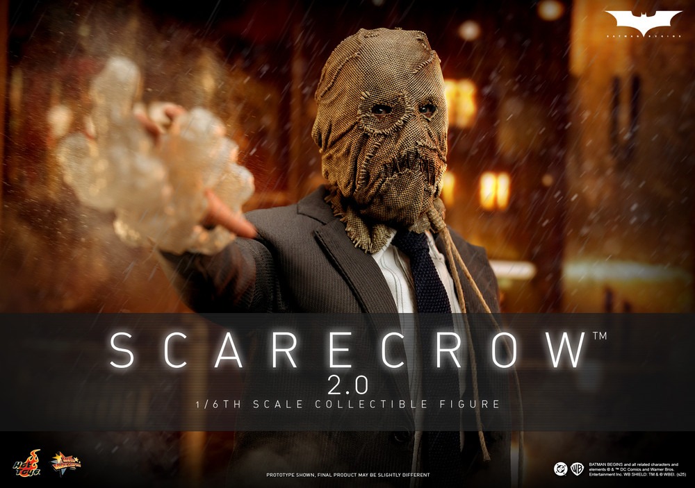 Pre Order! Hot Toys MMS801 Scarecrow 2.0 Batman Begins 1/6th scale Collectible Figure