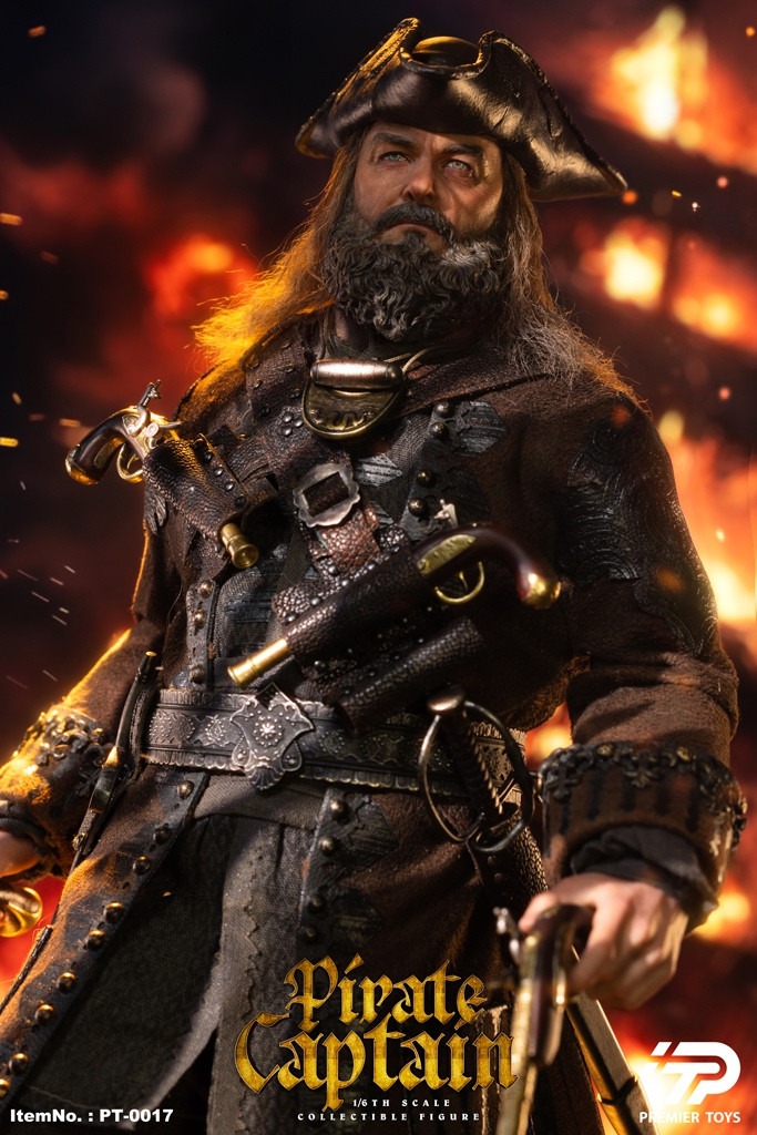 Pre Order! Premier Toys PT0017 Pirate Captain 1/6 Scale Figure