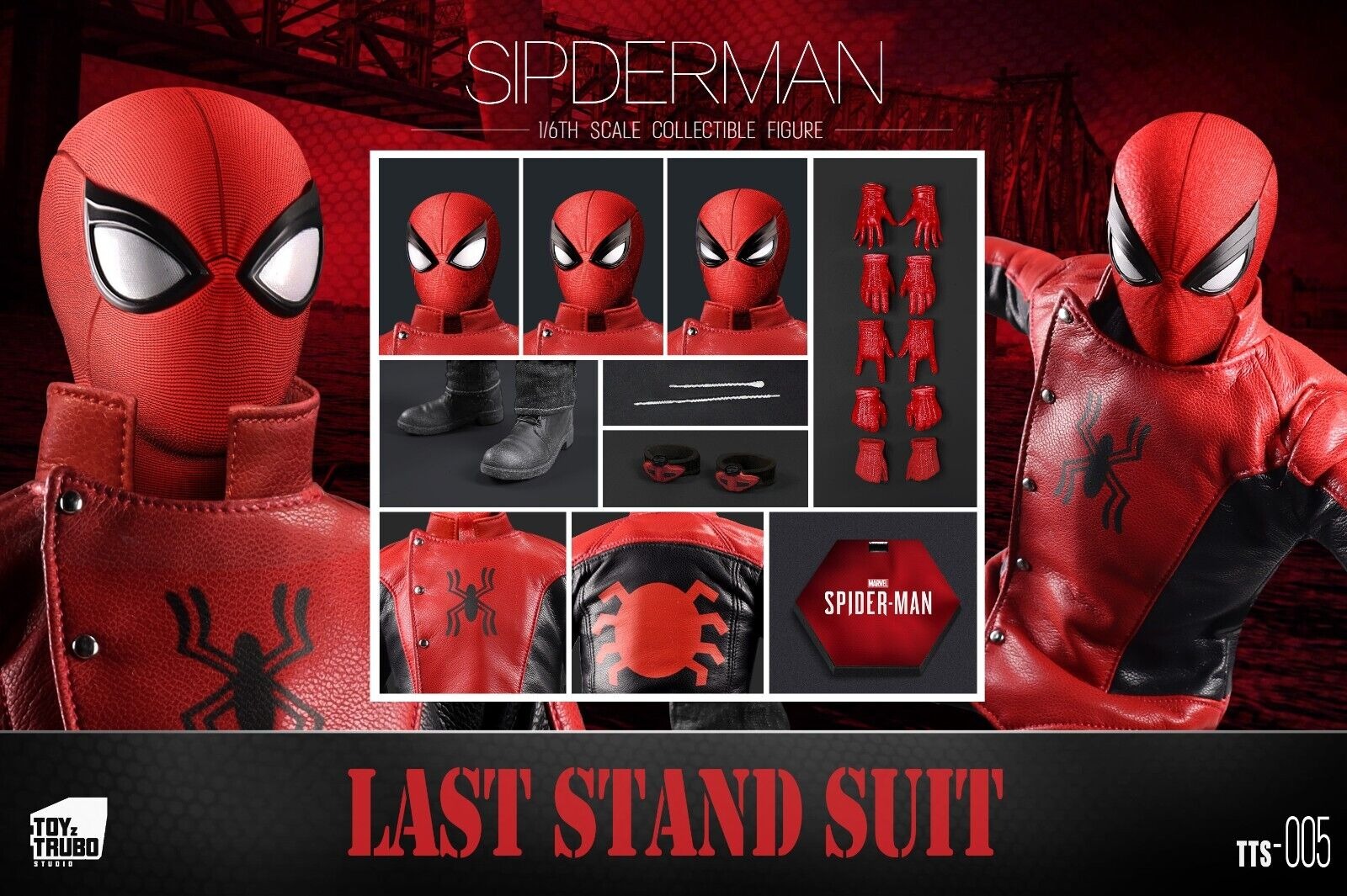 In Stock! ToyzTruboStudio TTS-005 1/6 Spider Man Last Stand Suit Collectible Action Figure