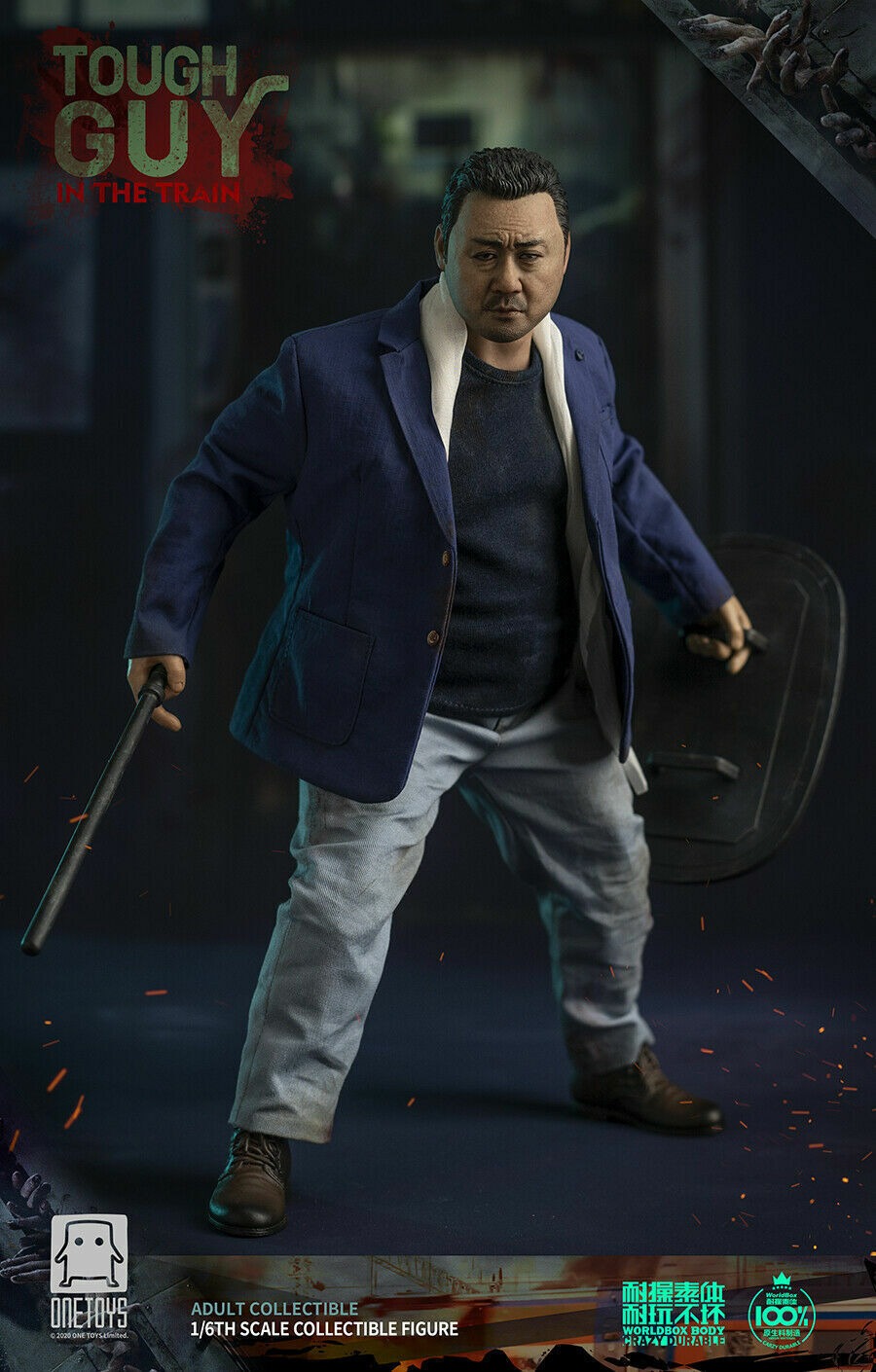 In Stock! One Toys OT012 1/6th Tough Guy In The Train 12" Male Action Figure