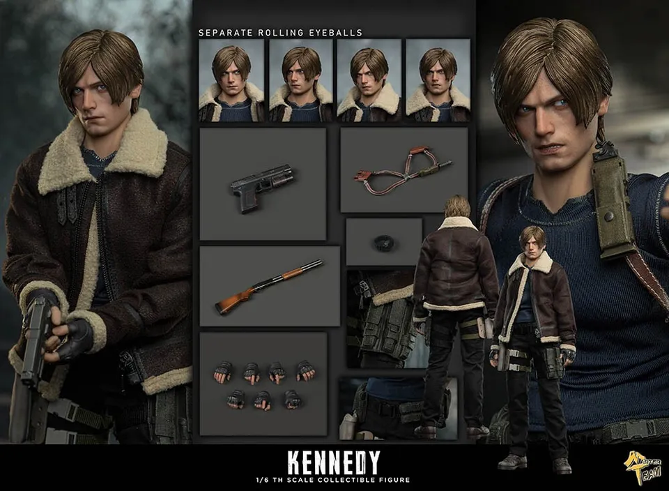 In Stock! MTTOYS017 1/6 Leon Resident Evil Action Figure Biohazard Reissue 