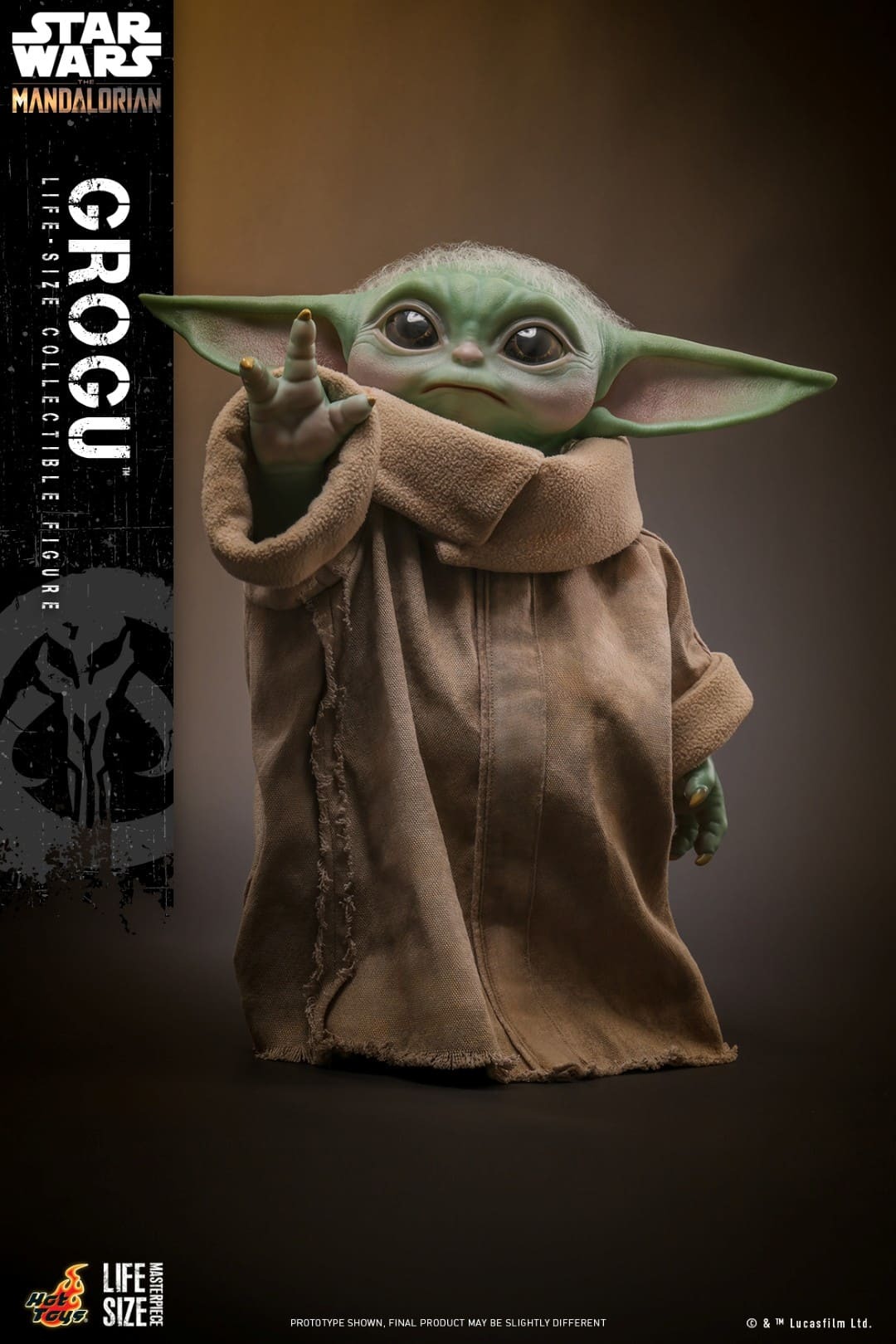 In Stock! Hot Toys LMS015 Star Wars: The Mandalorian - Grogu Life-Size Collectible Figure