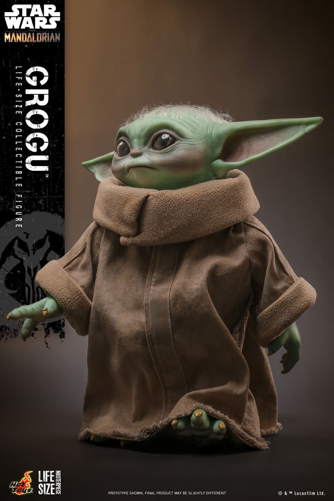 In Stock! Hot Toys LMS015 Star Wars: The Mandalorian - Grogu Life-Size Collectible Figure